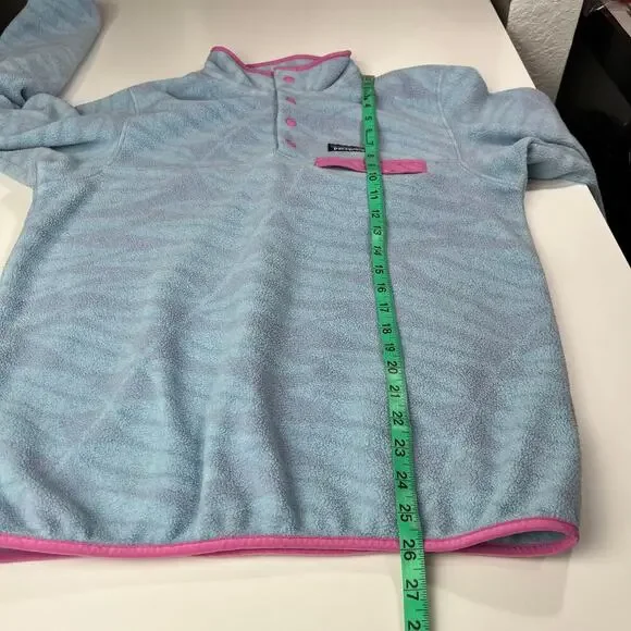 Patagonia Lightweight Synchilla Snap-T Pullover Eucalyptus Fronds Berlin Blue M - Picture 11 of 16